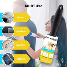Load image into Gallery viewer, Lint Rollers for Pet Hair, Sticky, Remover for Couch, Clothes Furniture and Carpet. Lint Roller Dog Hair Remover Cat Hair, Animal Hair, Pet Fur, Fuzz. 5 Large Pet Hair Lint Rollers